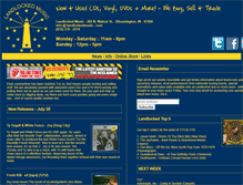 Tablet Screenshot of landlockedmusic.com
